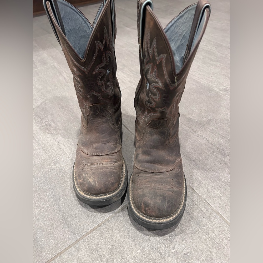 Artist fat boy cowboy boots size 7